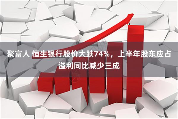 聚富人 恒生银行股价大跌74%，上半年股东应占溢利同比减少三成